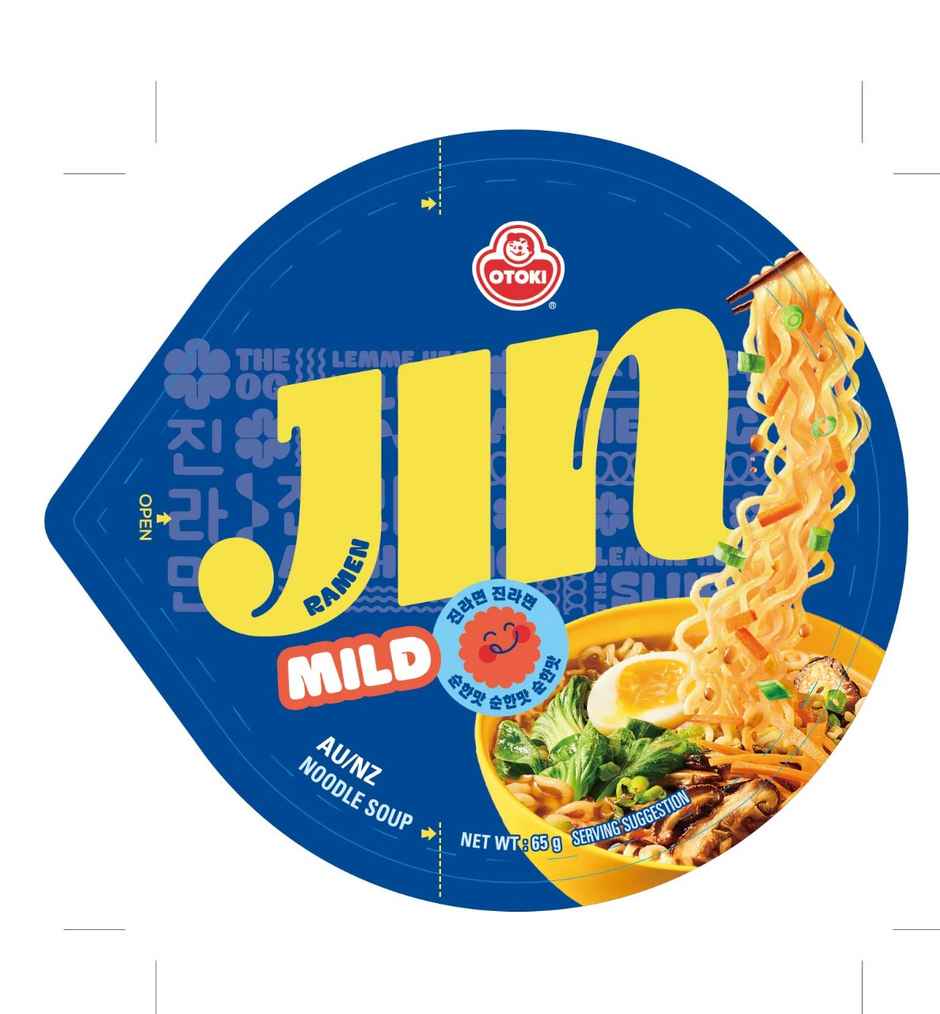 OTOKI Jin Ramen Mild Flavor Noodle Single Cup