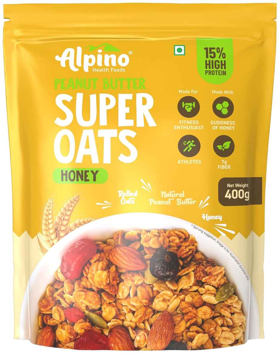 Alpino High Protein Super Rolled Oats Honey