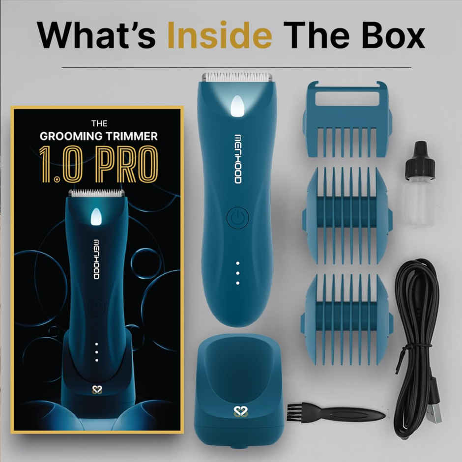 Menhood Grooming Trimmer 1.0 Pro | Blue