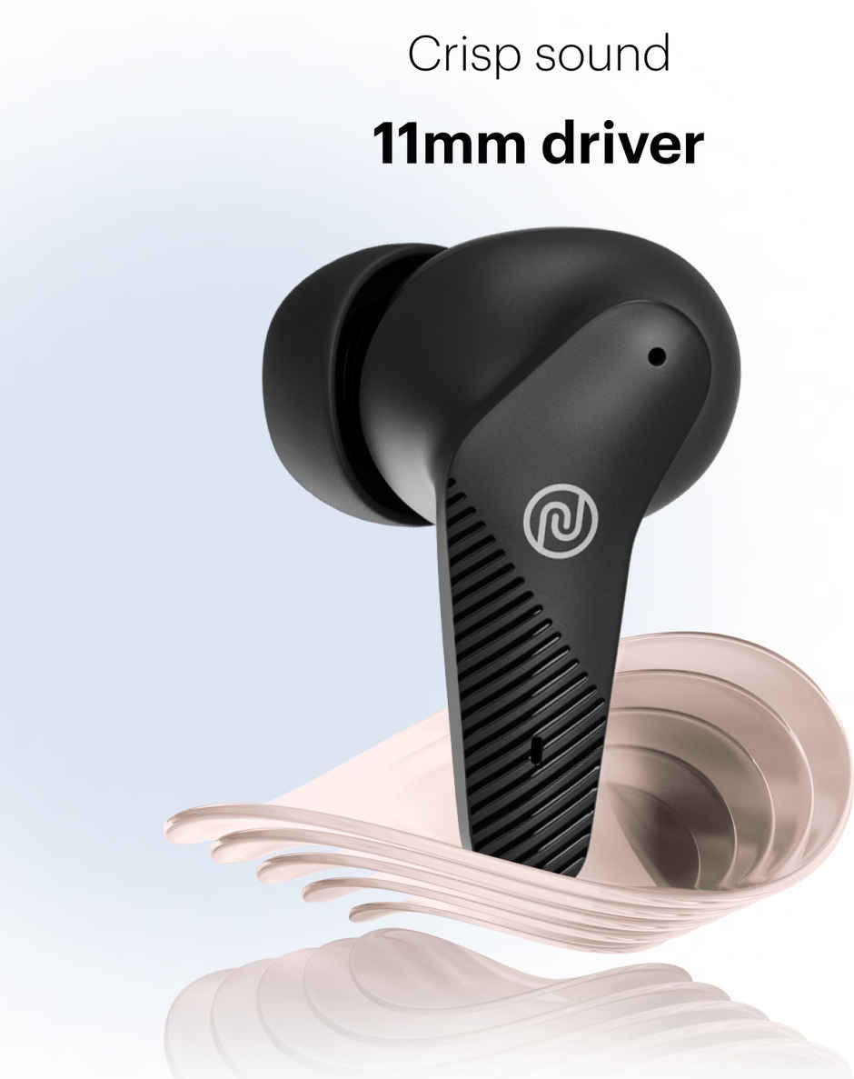 Noise Buds VS102 Neo 40H Playtime 4 Mic ENC 11mm Driver Instacharge TWS Earbuds | Carbon Black
