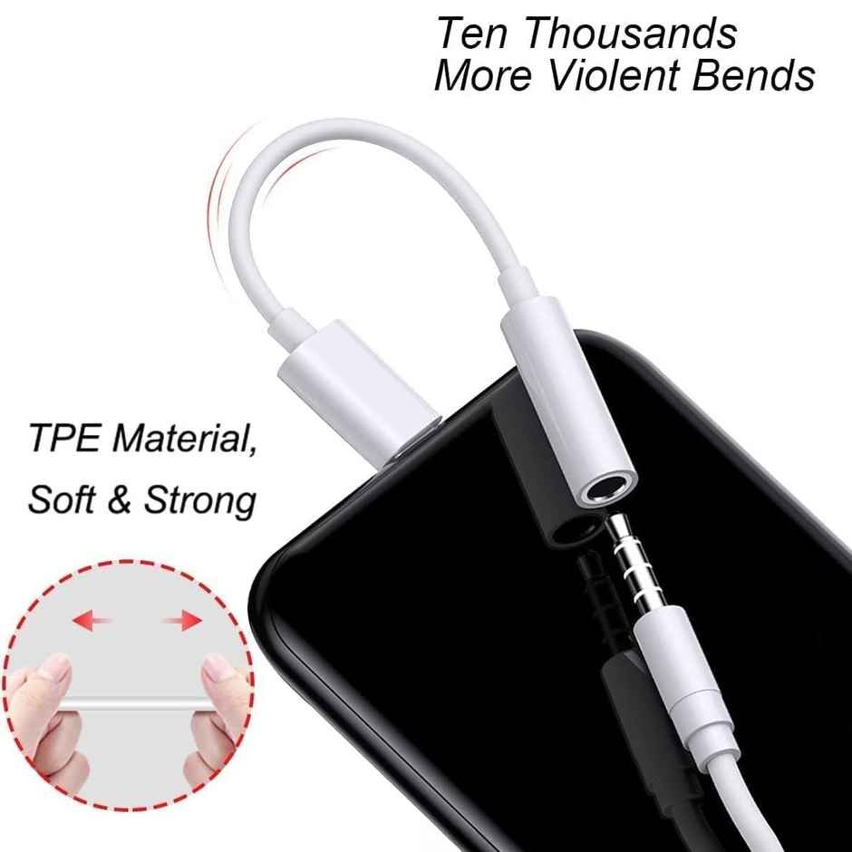Sounce Type-C to 3.5 mm Headphone Adapter for iPhone|Compatible with iPhone 14-13-12-11-XS-XR-8-7-SE