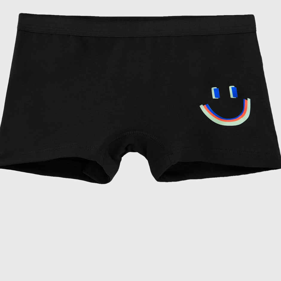 PlanB Happy 3-Pack Girl Trunks Navy, Grey, White - 12-14 Yrs