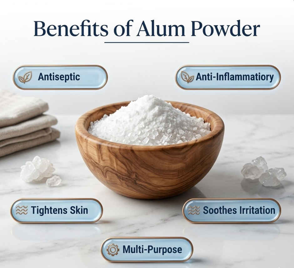 Crystal Pure Natural Alum Powder