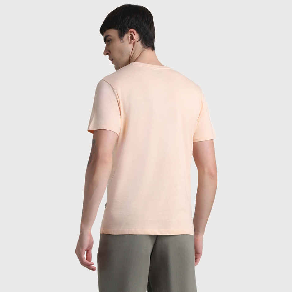 JACK & JONES Men's Regular fit T-Shirt | Peach - XL