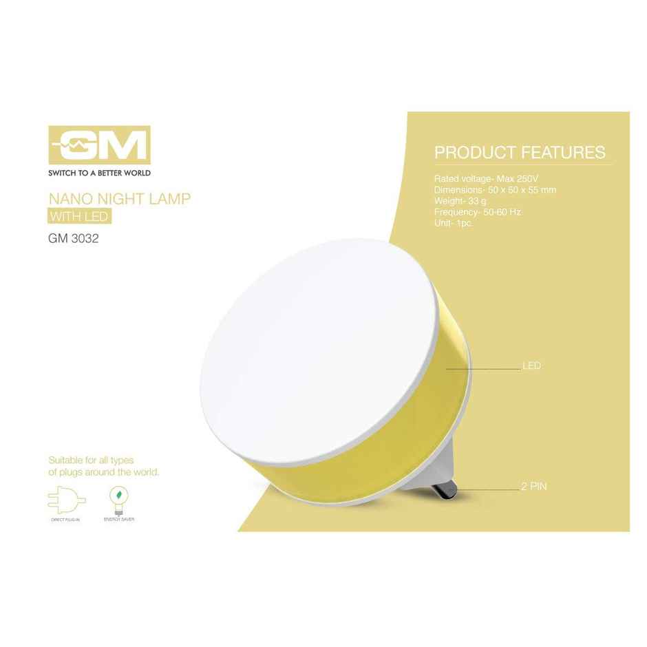 GM 3032 Nano Night Lamp With Led