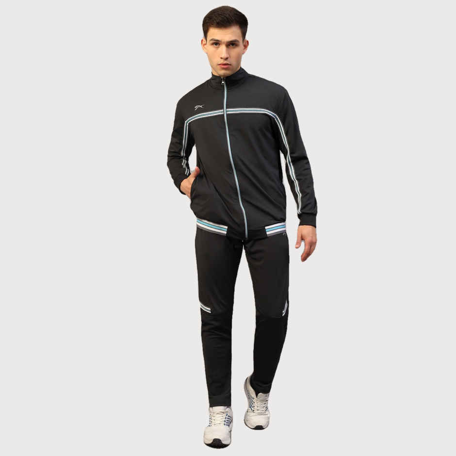 Shiv Naresh Unisex Tracksuit | SNTSW102M | Dark Grey - M