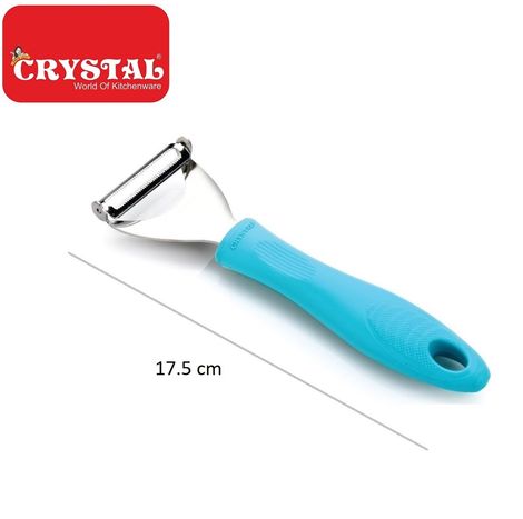 Crystal Rapid Swivel Peeler Hardened Surgical Steel Blades Perfect For Fruit And Vegetables