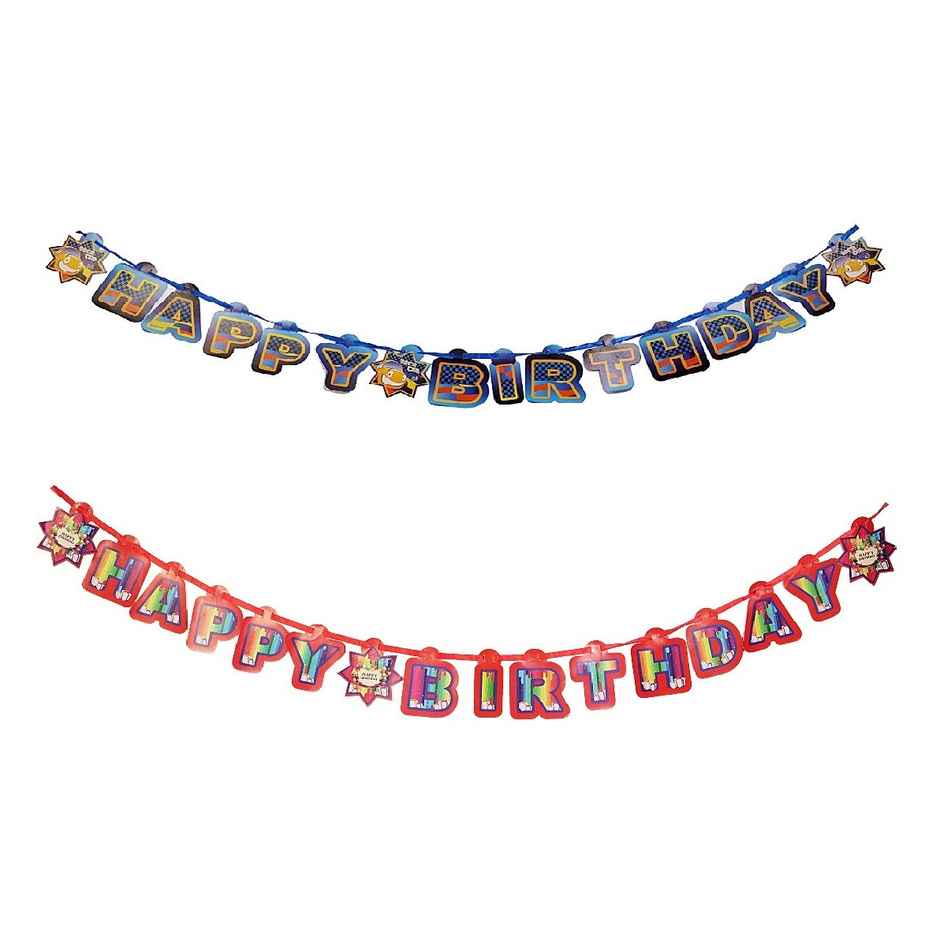 Happy Birthday Banner | Colour May Vary | Se7en