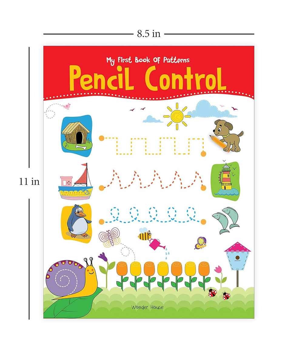 My First Book Of Patterns Pencil Control: Patterns Practice Book For Kids (Pattern Writing)