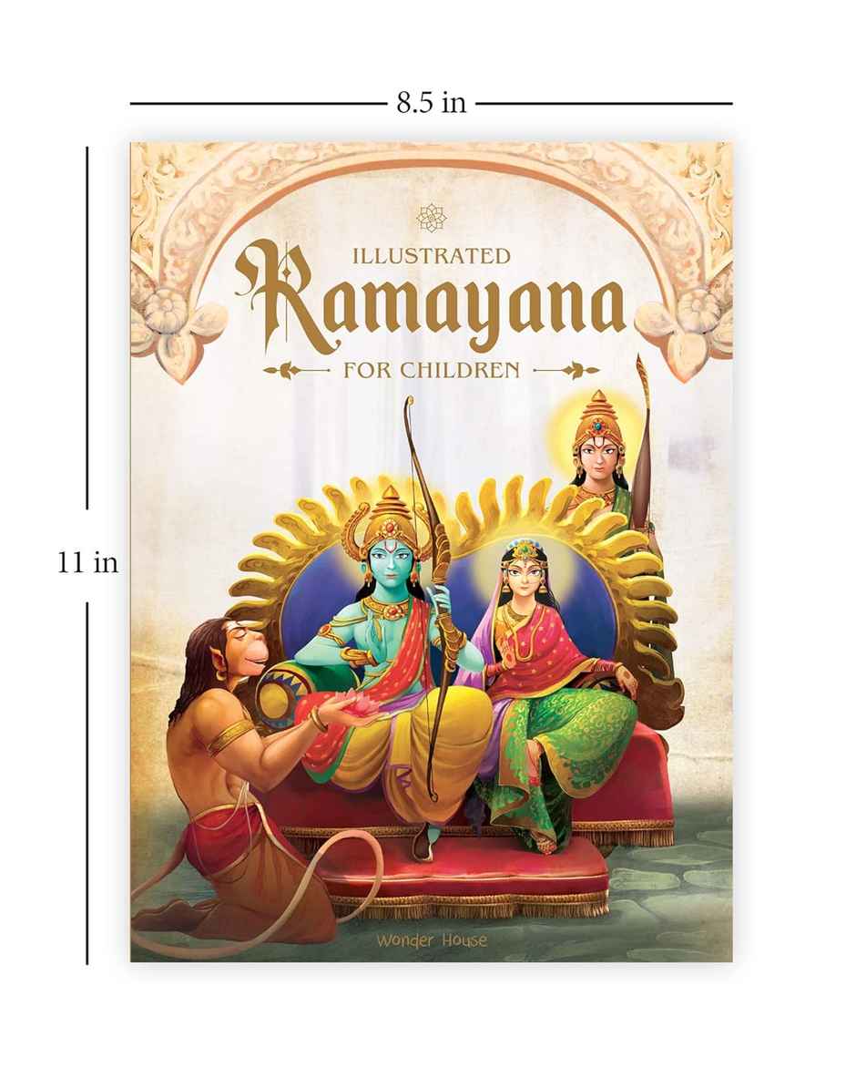 Illustrated Ramayana for Children Immortal Epic of India (Deluxe Edition)