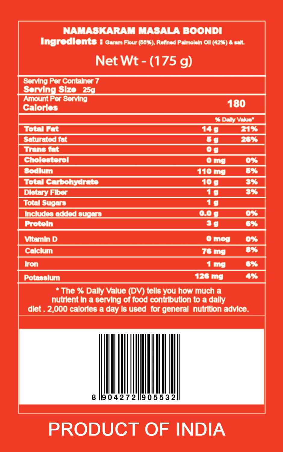 Namaskaram Masala Boondi