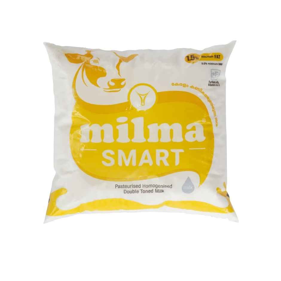 Milma Smart Double Toned Fresh Milk | Pouch
