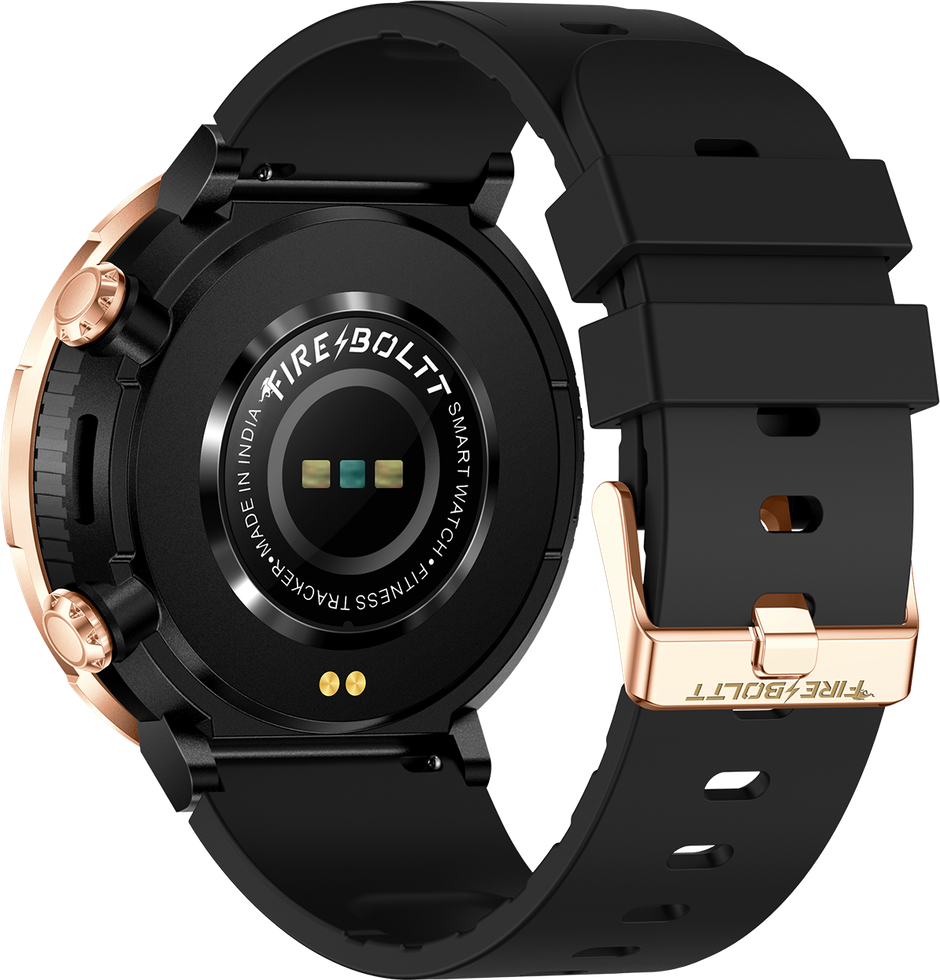 Fire-Boltt Sphere Smartwatch | 1.6" Display | BT Calling - Gold Black