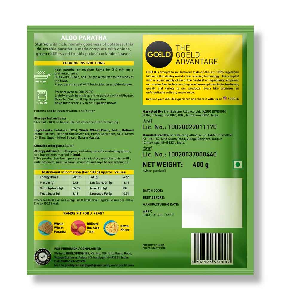 GOELD Aloo Paratha