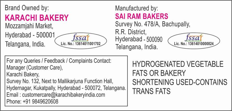 karachi Fruit Biscuits - Biscuits Aux Fruits