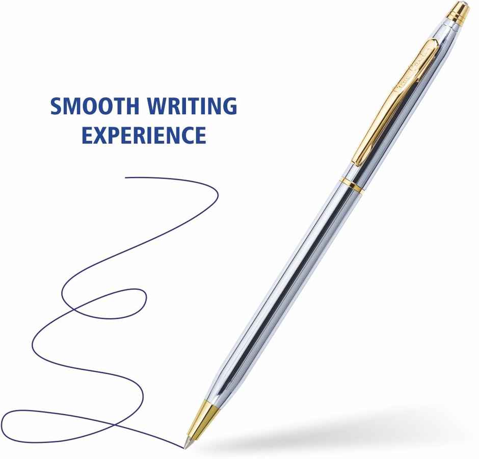 Pierre Cardin Kriss White Gold Metal Ball Pen