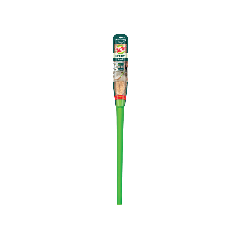 Scotch-Brite Classic No Dust Broom | Regular Size | 44.5 in