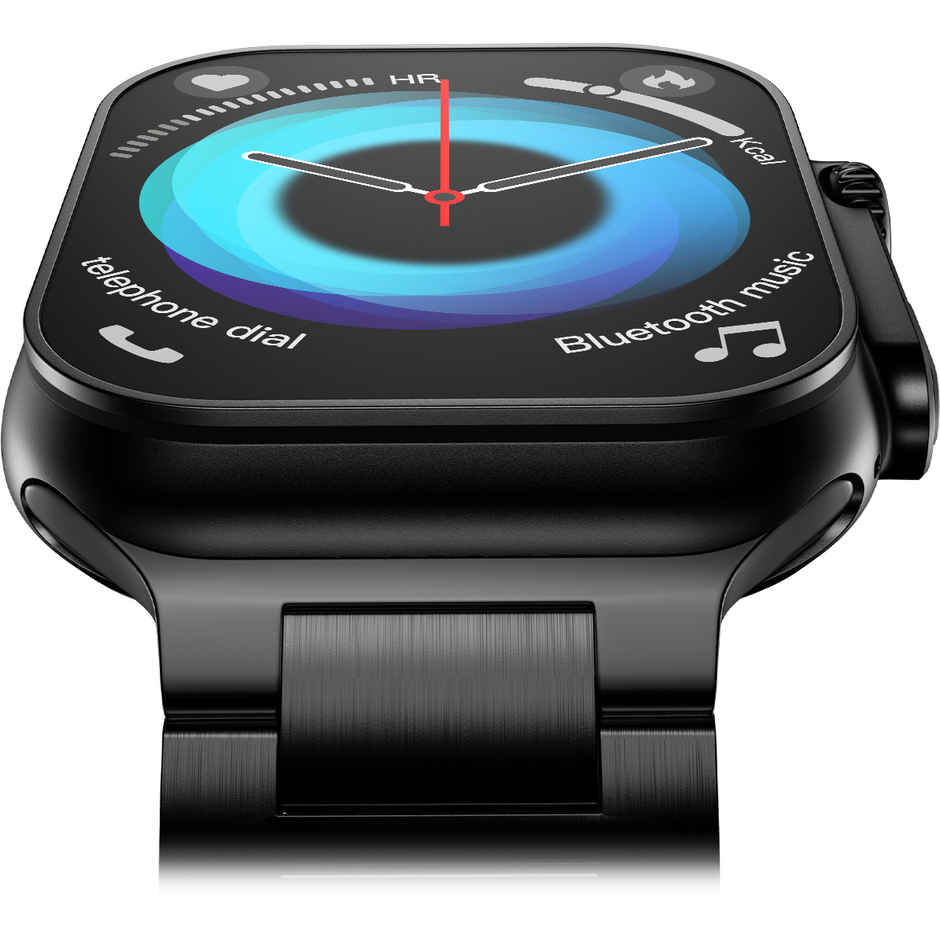 Fire-Boltt DAPPER | 2.1" AMOLED Display | BT Calling - Black (Chain Strap)