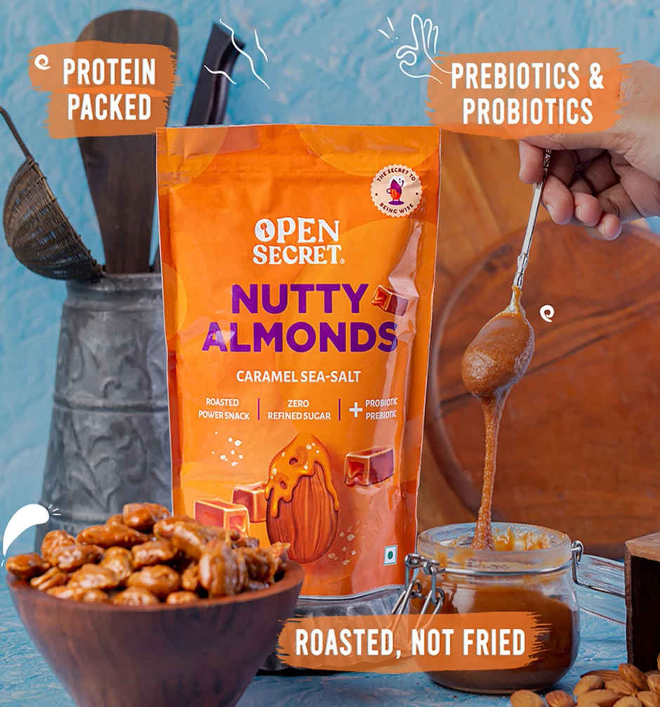 Open Secret Brownie, Flavoured Dry Fruits and Nutty Cookies Gift Pack |  Zero Maida, High Protein, Healthy Snack