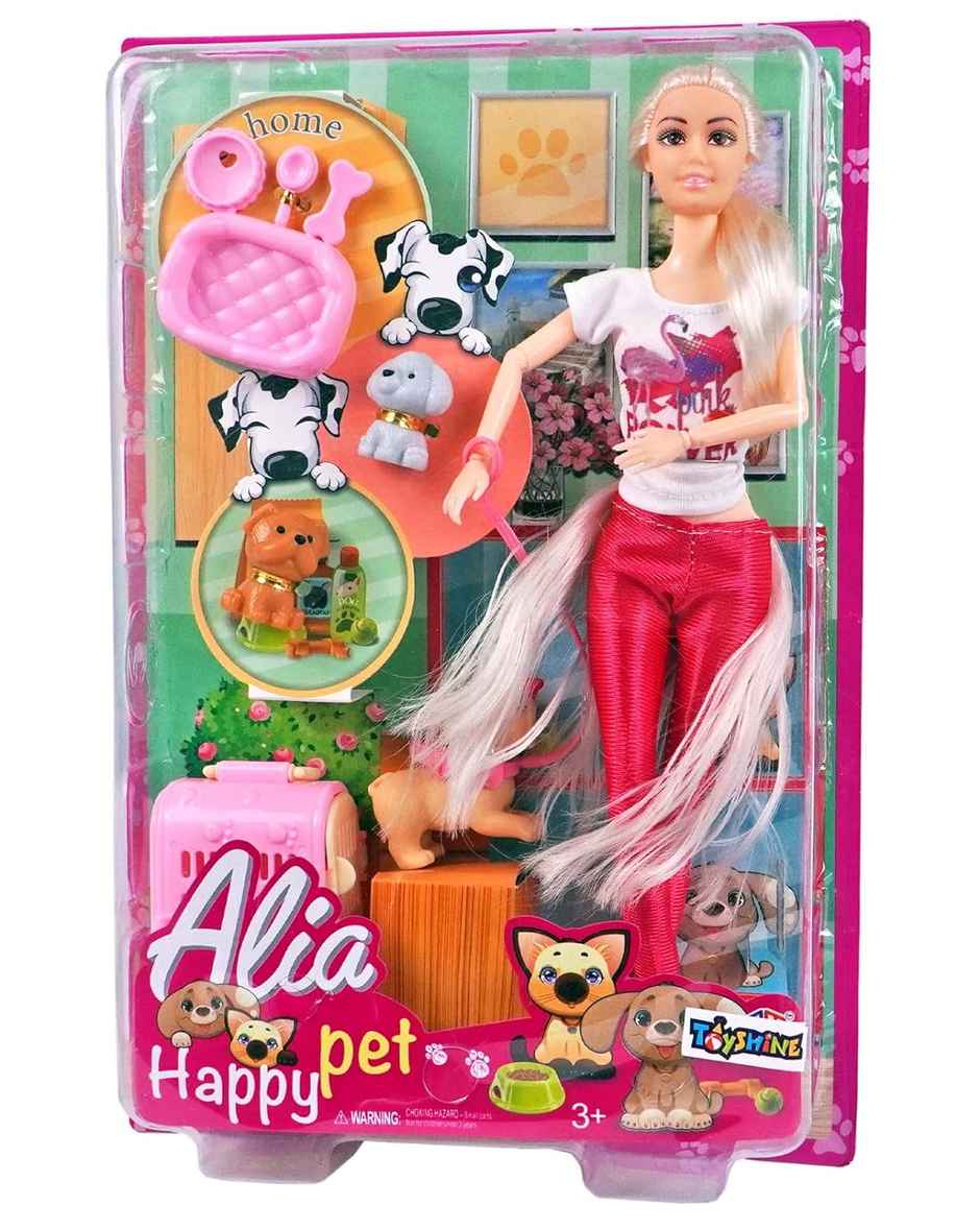 Toyshine Alia Doll With Ice Cream Pretend Play Set For Age 3+ Fun Roll Play Toy Set - Assorted