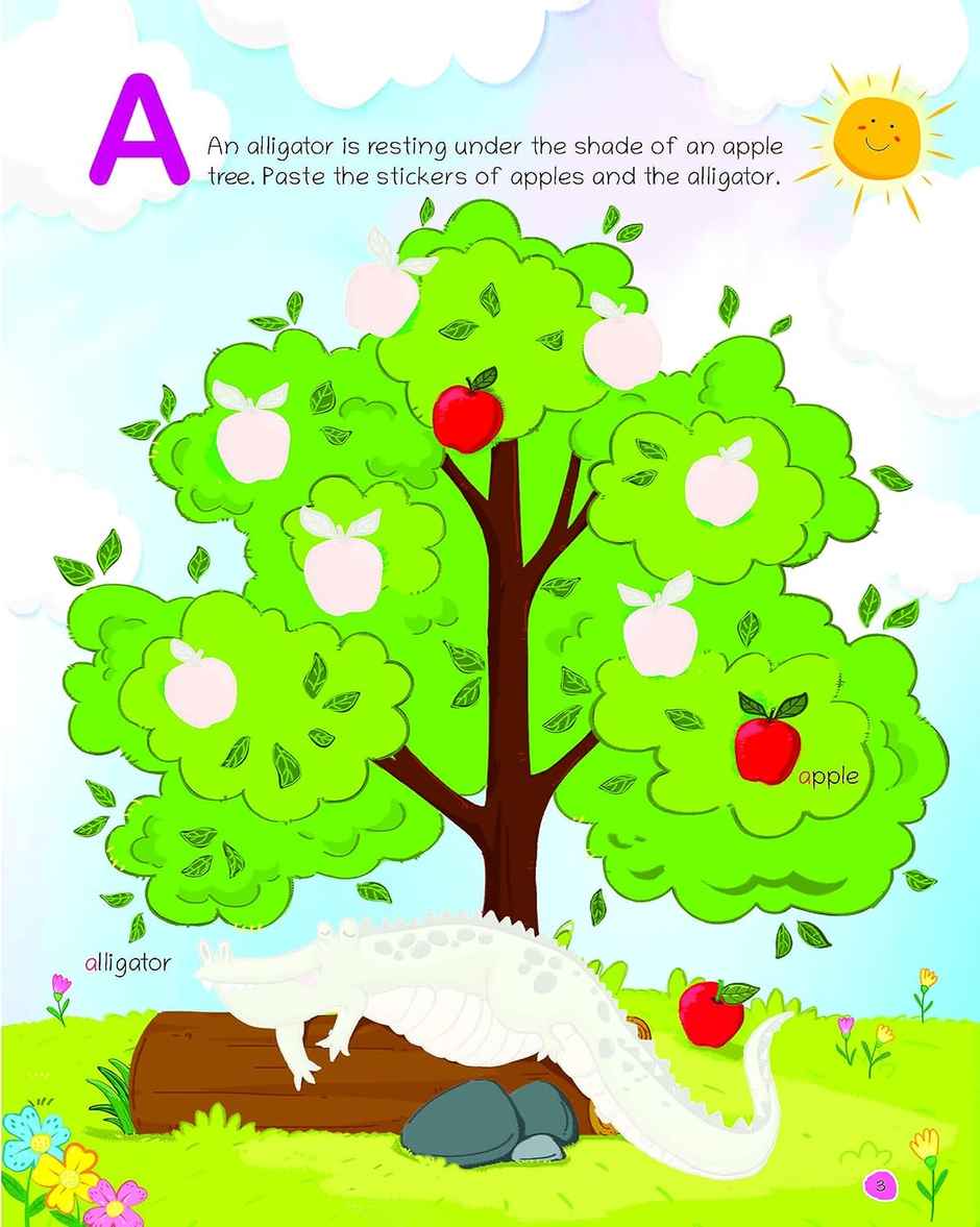 Oswaal Books Lil Legends Book Of Stickers For Kids | Age 3+ | To Learn About English Alphabet