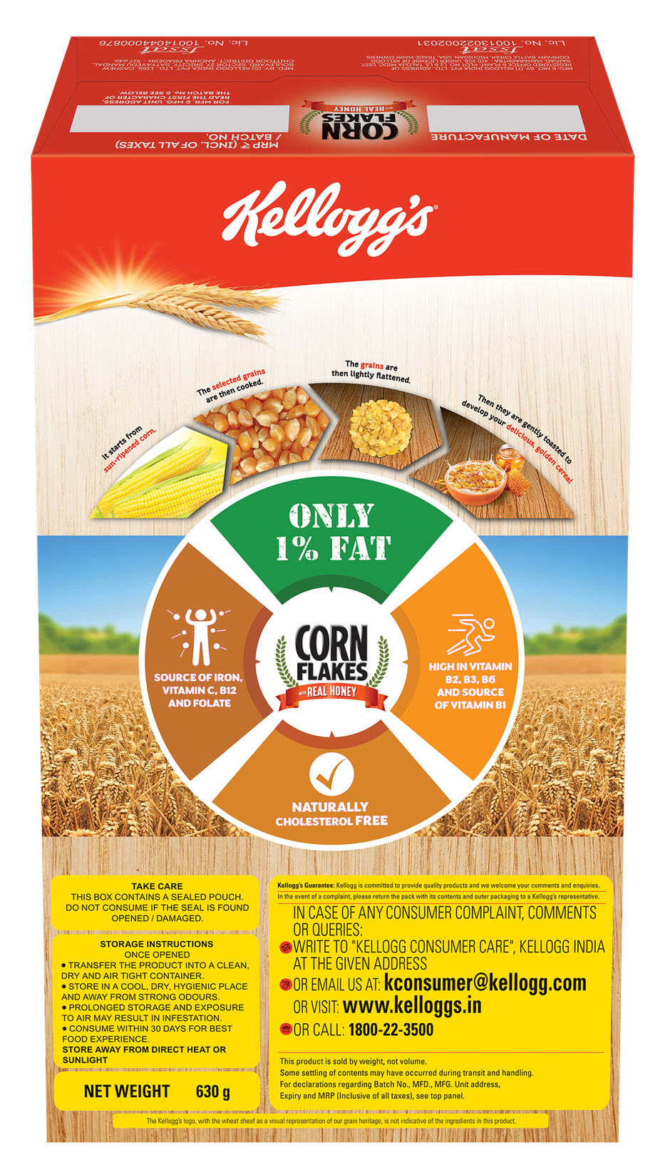 Kellogg's Real Honey Corn Flakes