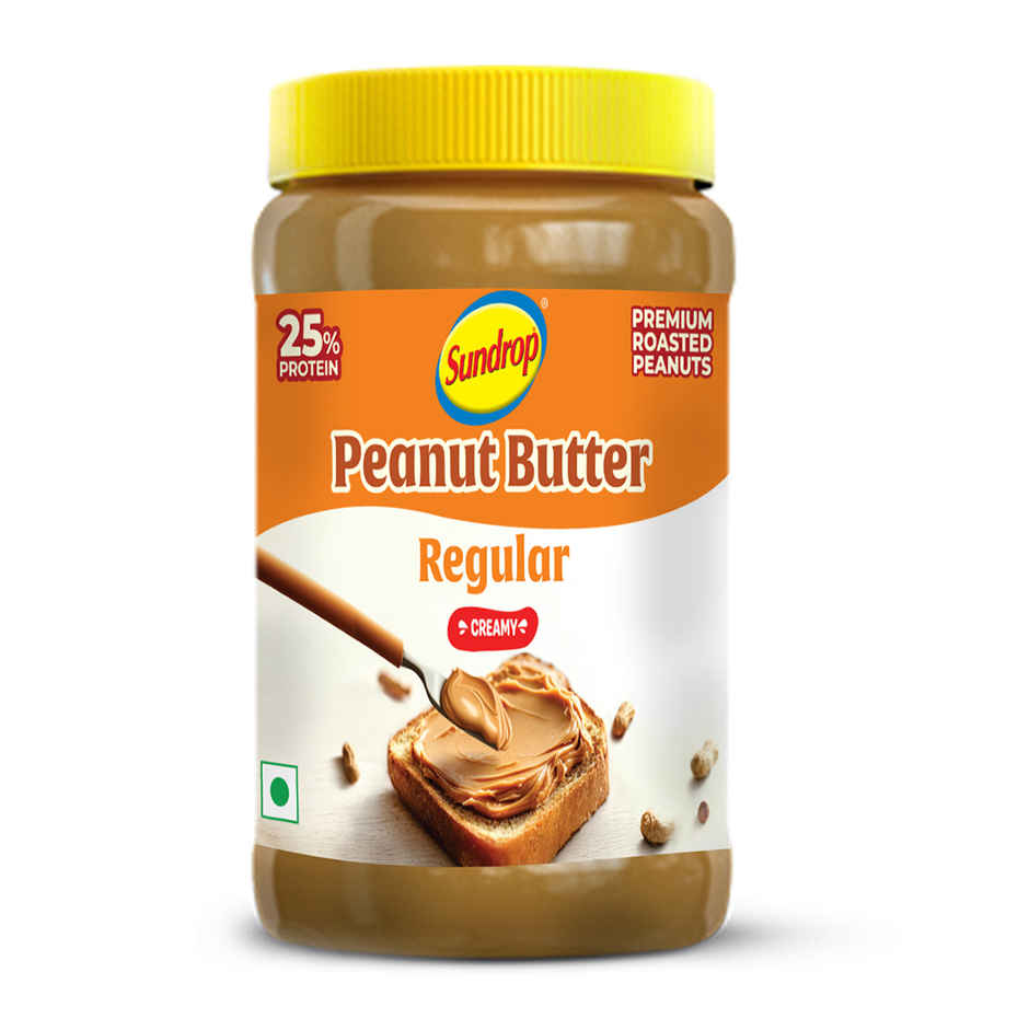 Sundrop Peanut Butter | Creamy | With 25% Protein |Premium Roasted Peanuts | No Preservatives