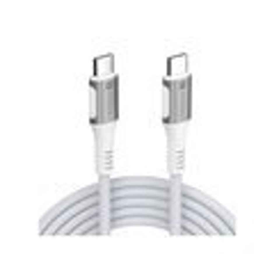 Portronics Type C to Type C Cable | White