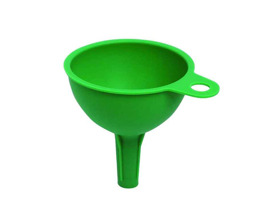 Clazkit Silicon Funnel, Funnel for Filling Oil, Water(Green)