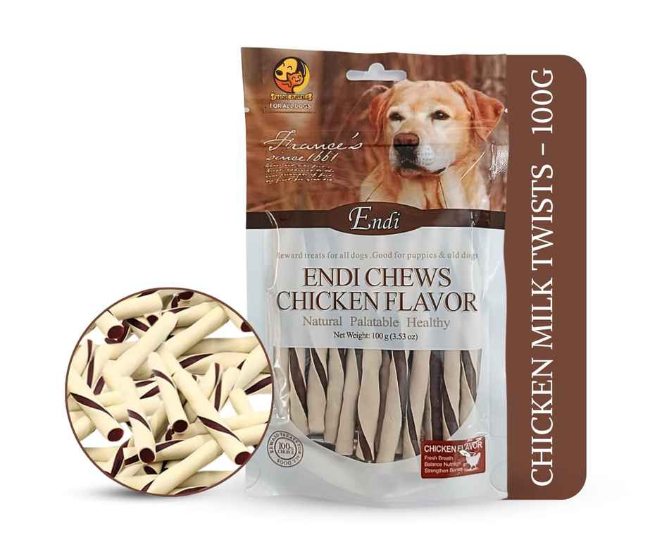 Foodie Puppies Dog Treat Chew Twists Stick