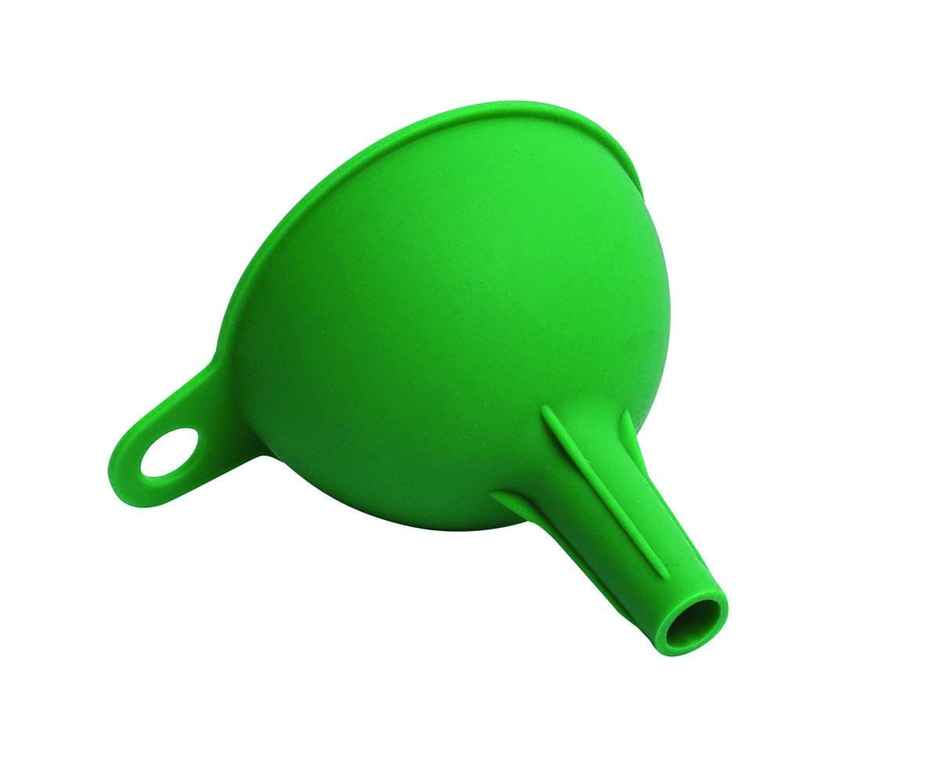 Clazkit Silicon Funnel, Funnel for Filling Oil, Water(Green)