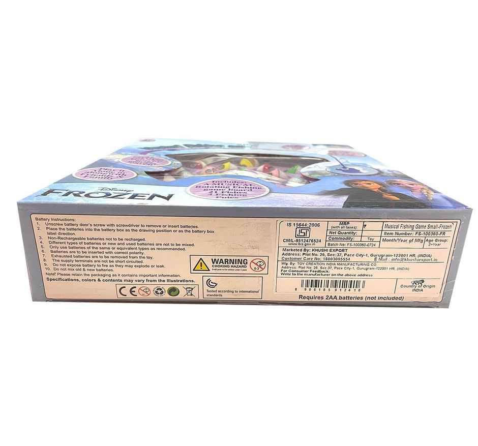 Kriiddaank Musical Fishing Game Frozen