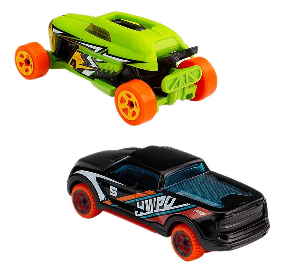 Hot Wheels 3Inch Die-Cast Pack Of 2 Assorted Cars, Boys, 3 Years+ ( Color May Vary)