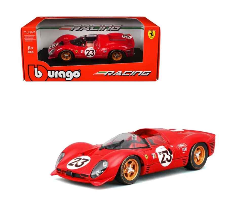 Bburago Licensed 1:24 Model 1967 Ferrari 330P4 Daytona