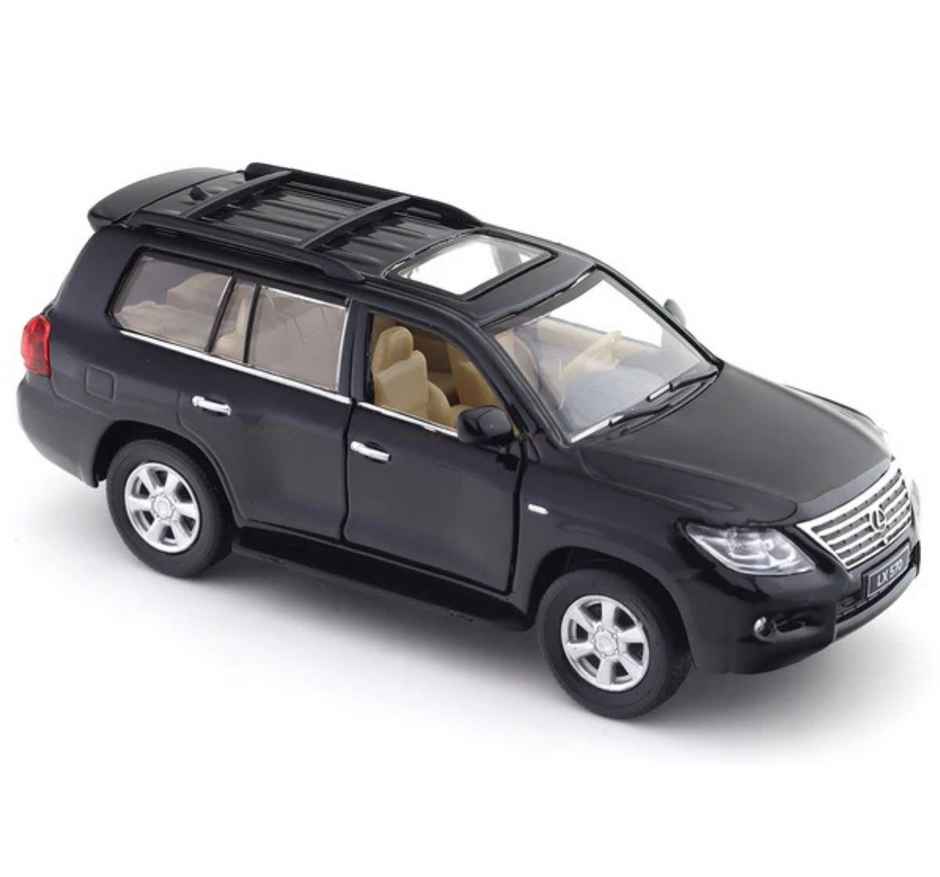MSZ Licensed 1:32 Lexus LX570 Black Die-cast Vehicle