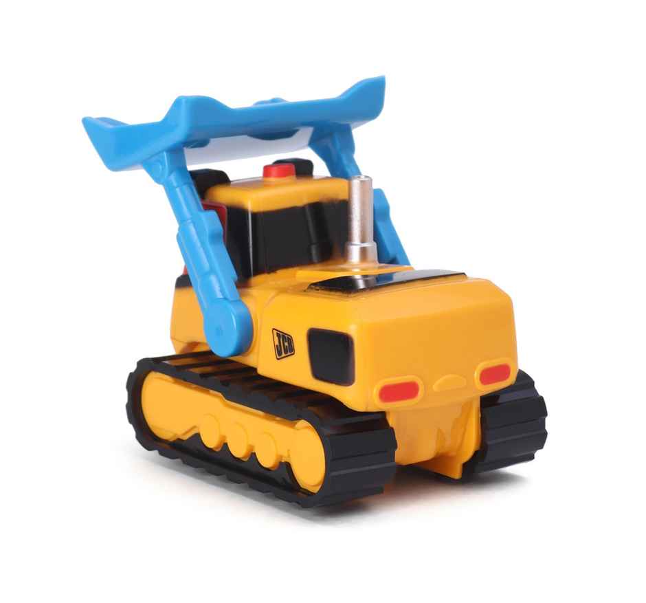 Hamleys Jcb Dan The Dozer, Pull Back Toy, Yellow, 1 Years+