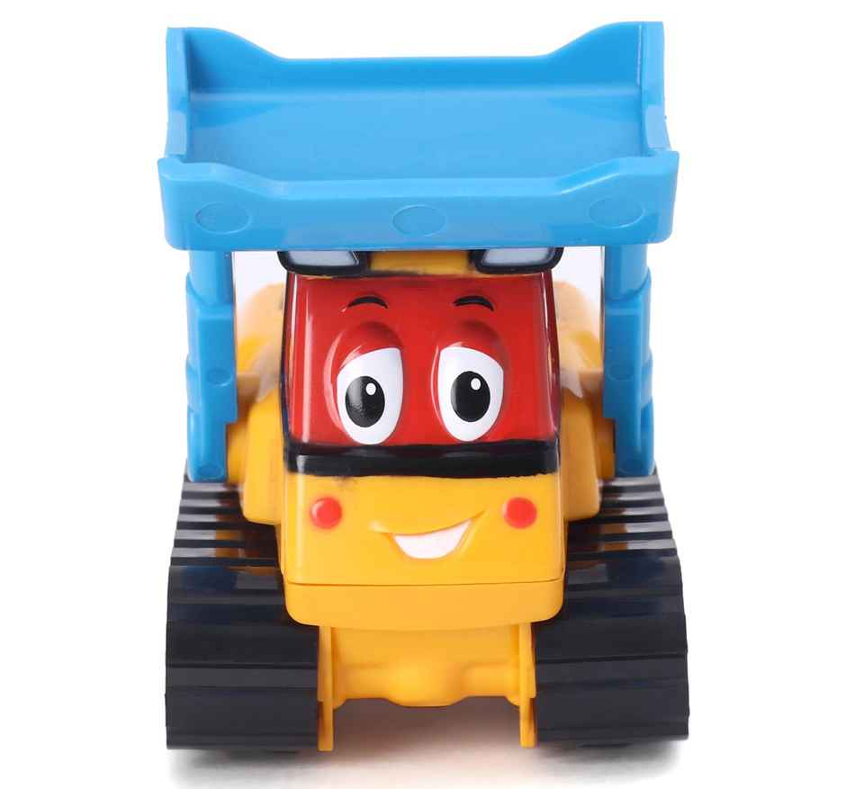 Hamleys Jcb Dan The Dozer, Pull Back Toy, Yellow, 1 Years+