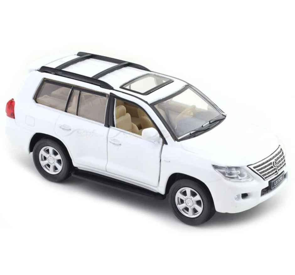 MSZ Licensed 1:32 Lexus LX570 White Die-cast Vehicle