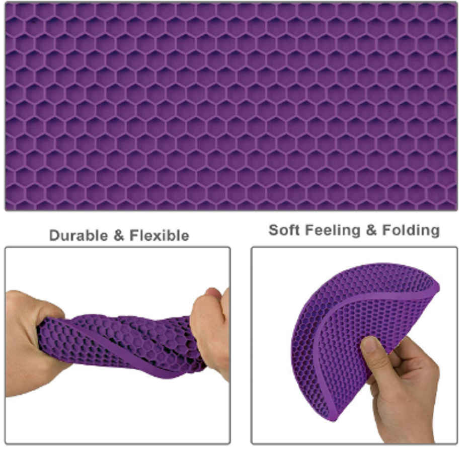 Soham Housewares Round Silicon Hotpot Coaster (Colour May Vary)