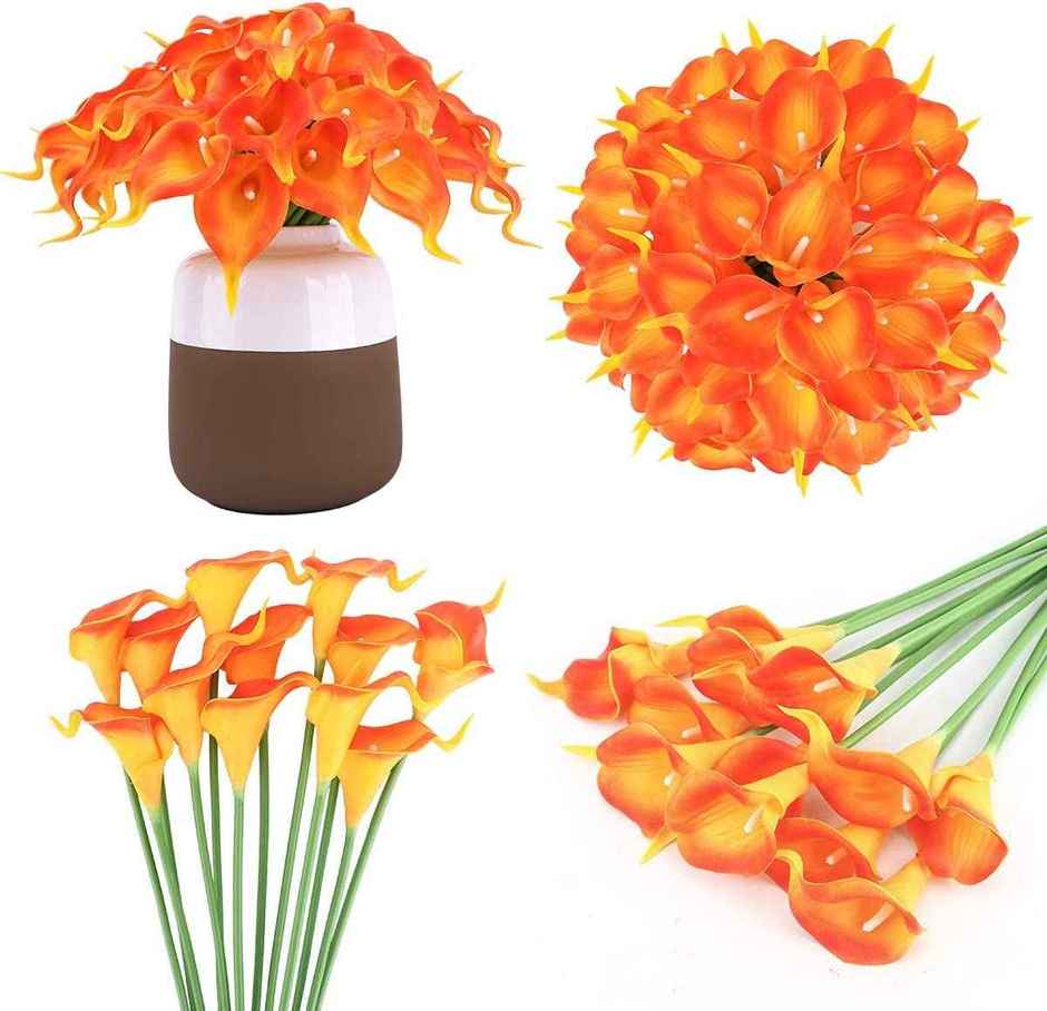TIED RIBBONS Tulip Artificial Flower Sticks