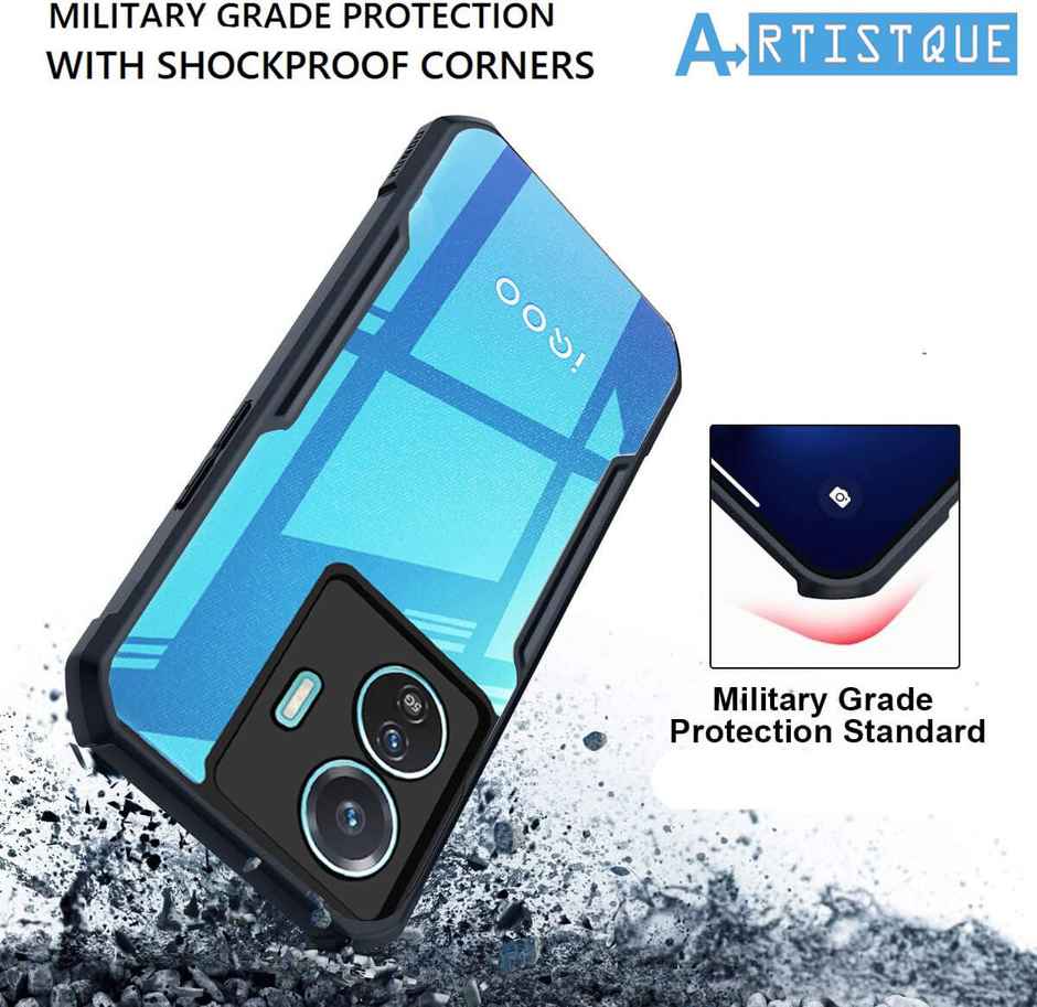 Artistque Case For Iqoo Z6 Lite 5g Back Cover - Transparent Shockproof Tpu Cover