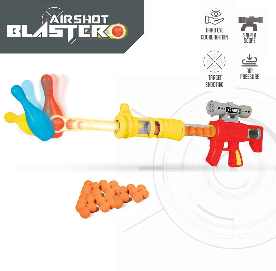 Itoys Airshot Blaster Gun (Colour May Vary) | Toy Gun
