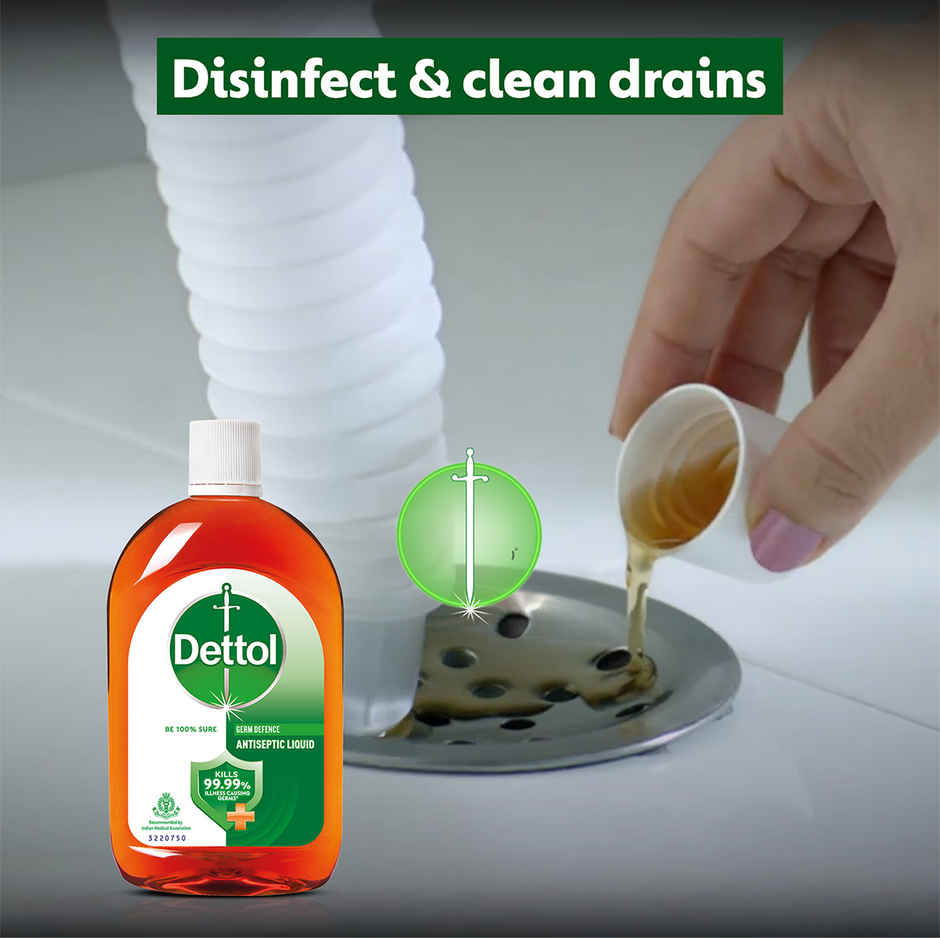 Dettol Antiseptic Liquid for First Aid, Surface Disinfection and Personal Hygiene
