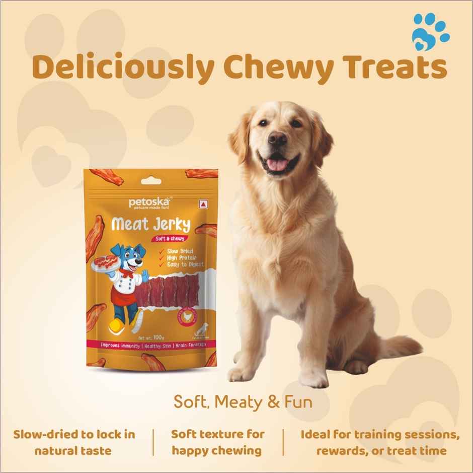 Petoska Dog Treats Meat Jerky