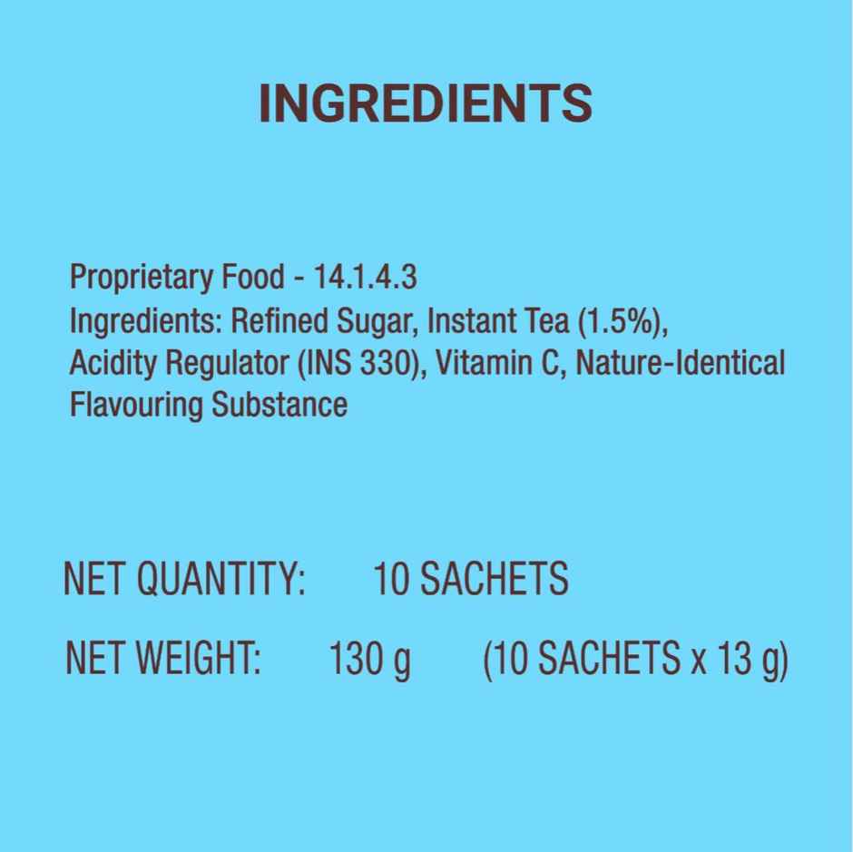 Tata Tea Gold Instant Peach Iced Tea Premix