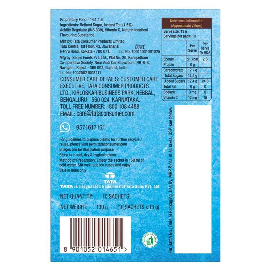 Tata Tea Gold Instant Peach Iced Tea Premix