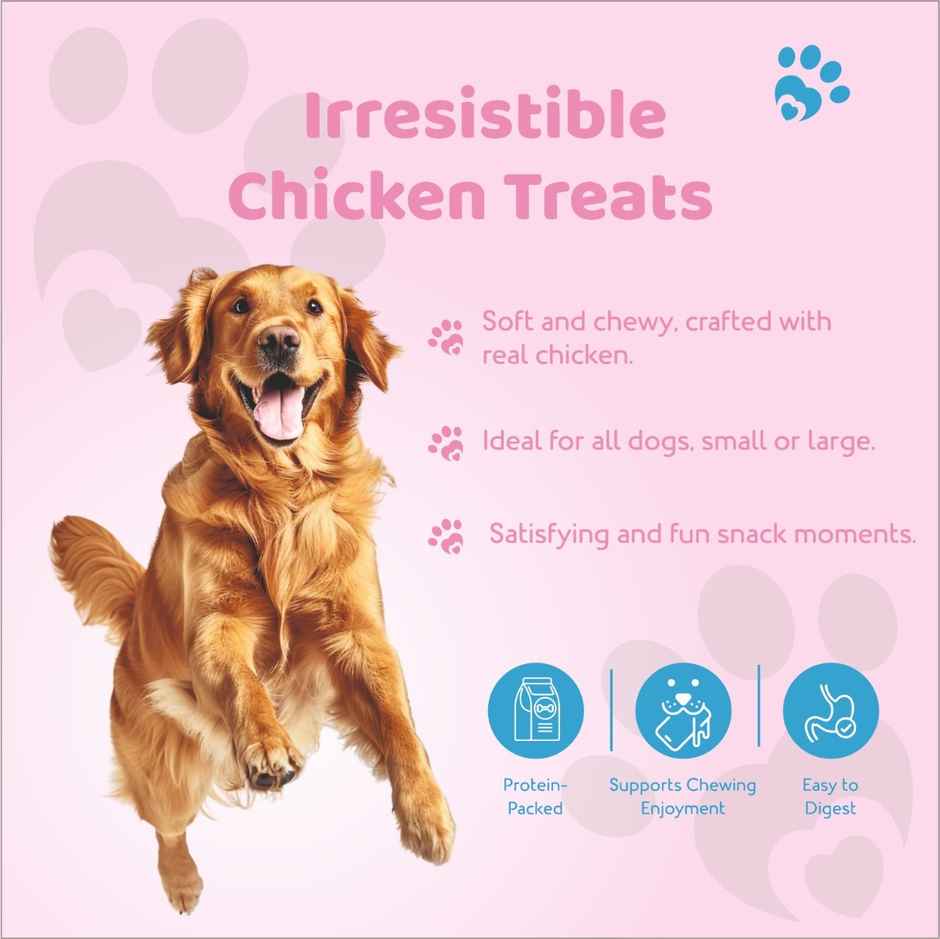 Petoska Dog Treats Chicken and Strawberry Mini Donuts