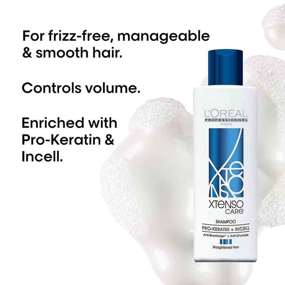 L'Oreal Professionnel Xtenso Care Shampoo For Frizz-Free, Smooth & Manageable Hair