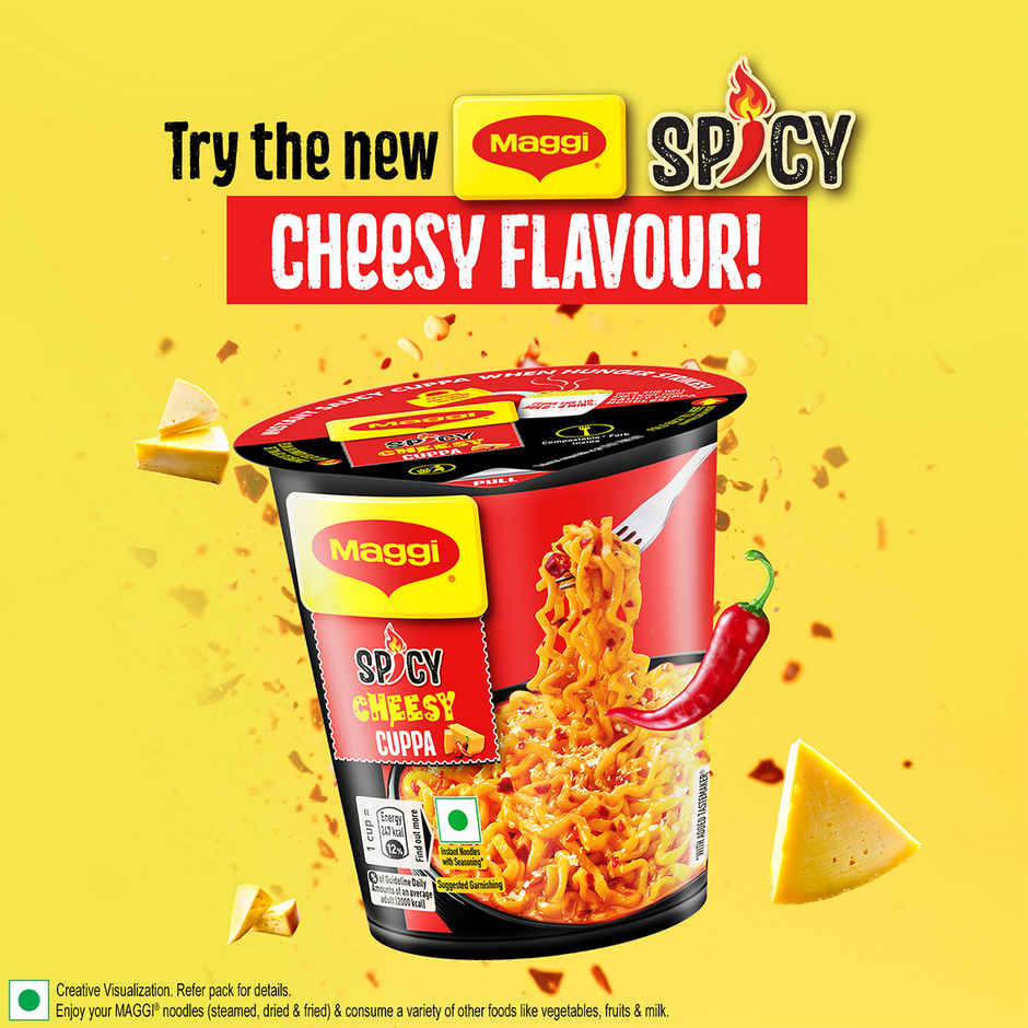 Maggi Spicy Cheesy Instant Cuppa Noodles