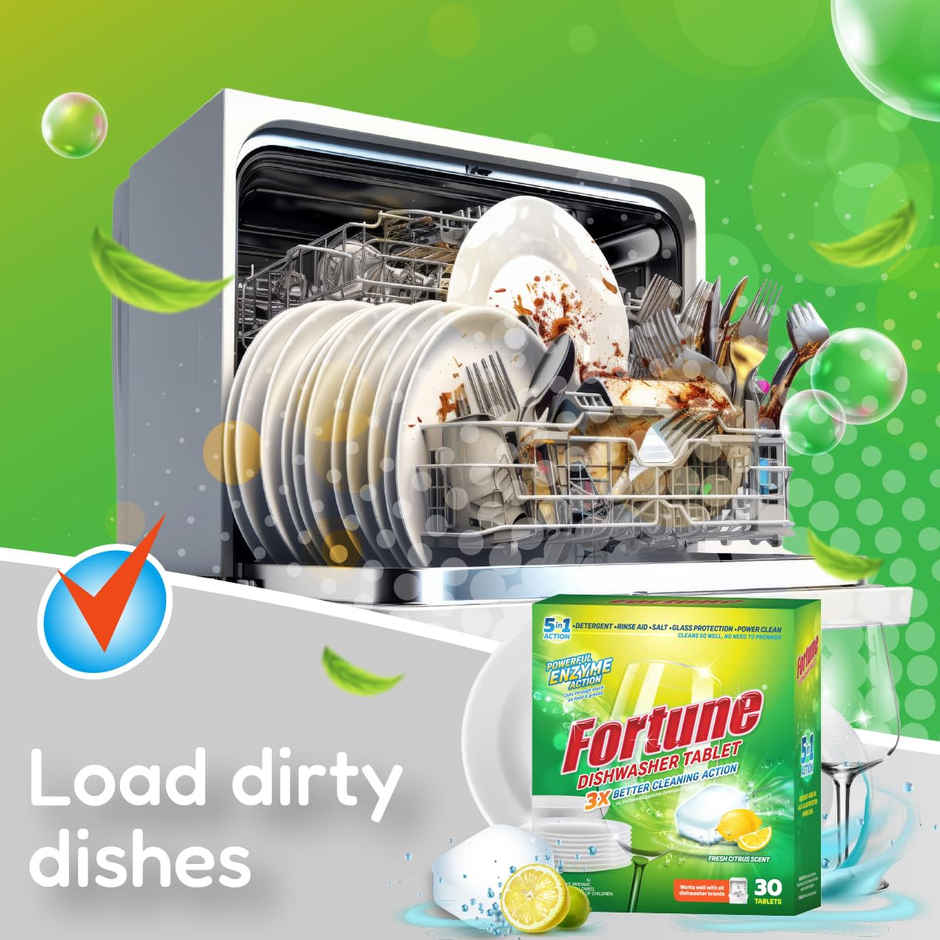 Fortune Dishwasher Cleaner & Descaler Liquid